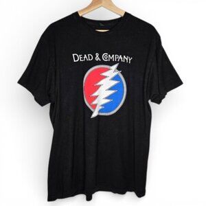 Dead & Company Concert Tour Shirt Men's Steal Your Face Lightning Bolt Jam XL